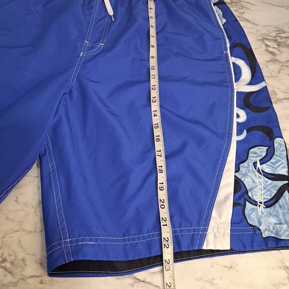 Speedo Mens Swim Trunks XL Board Shorts mesh Lined Drawstring - Picture 12 of 12